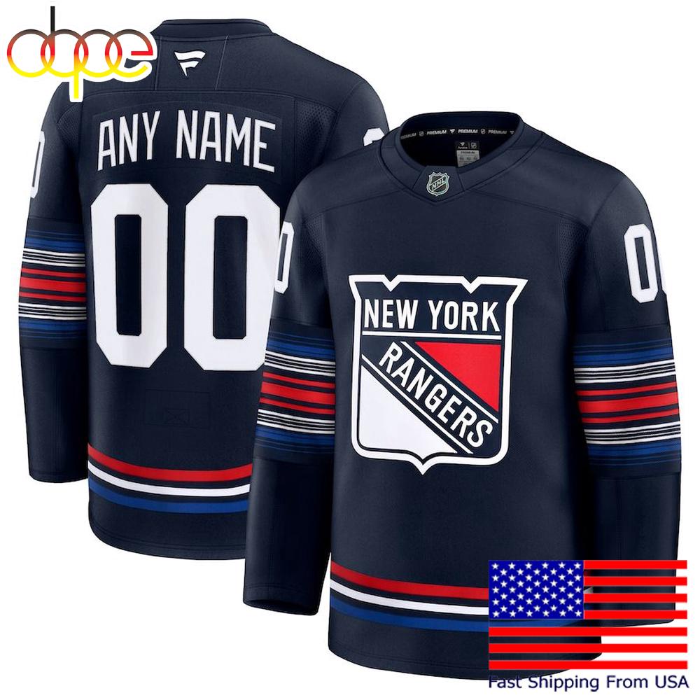 NHL New York Rangers Alternate New Design 2025 Custom Hockey Jersey