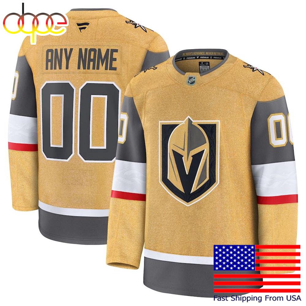 NHL Vegas Golden Knights Home New Design 2025 Custom Hockey Jersey