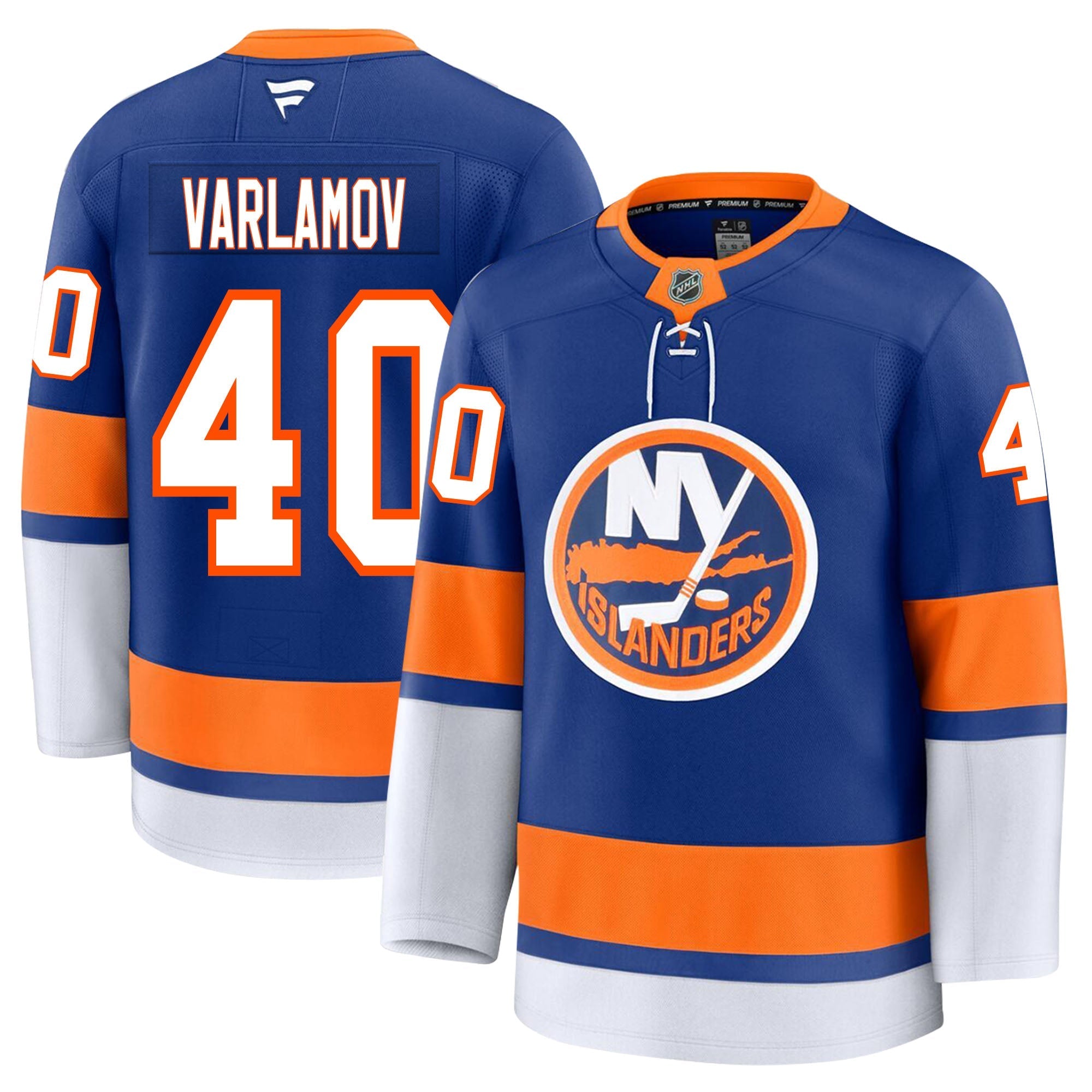 Semyon Varlamov New York Islanders Fanatics Premium Home Jersey