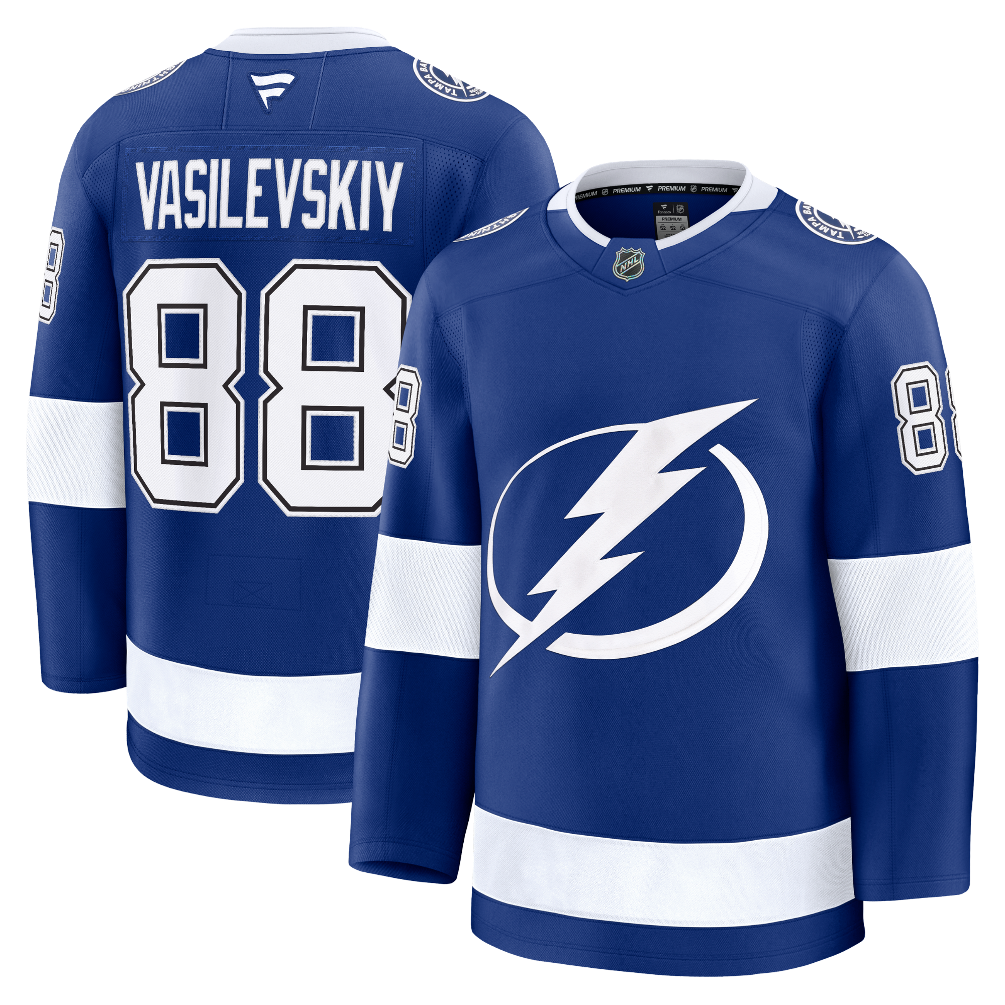 Andrei Vasilevskiy Tampa Bay Lightning Fanatics Premium Home Jersey