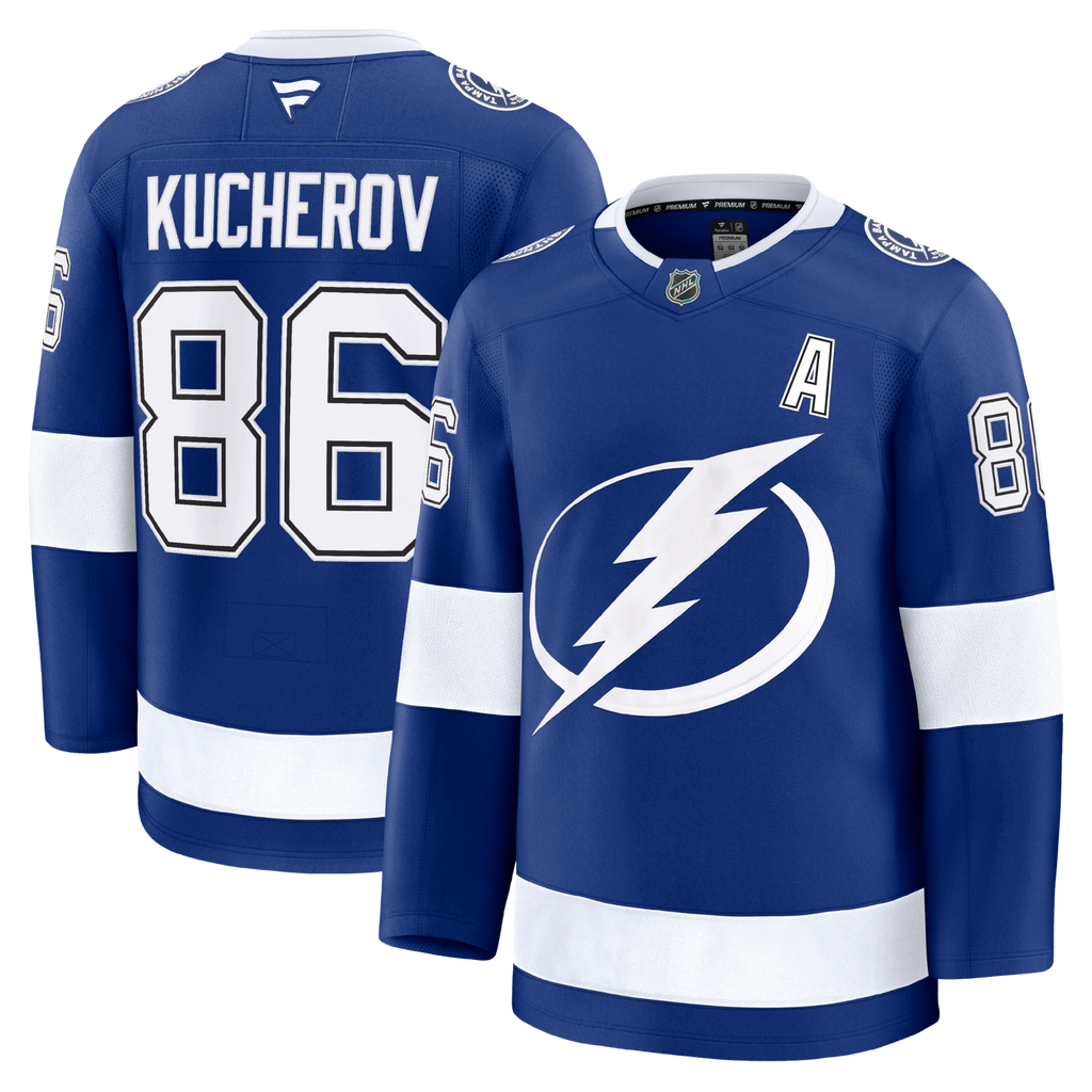 Nikita Kucherov Tampa Bay Lightning Fanatics Premium Home Jersey