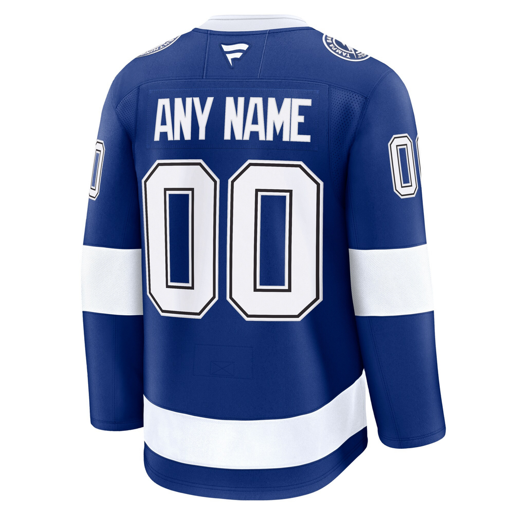 Customizable Tampa Bay Lightning 2024 Fanatics Premium Official NHL HOME Jersey
