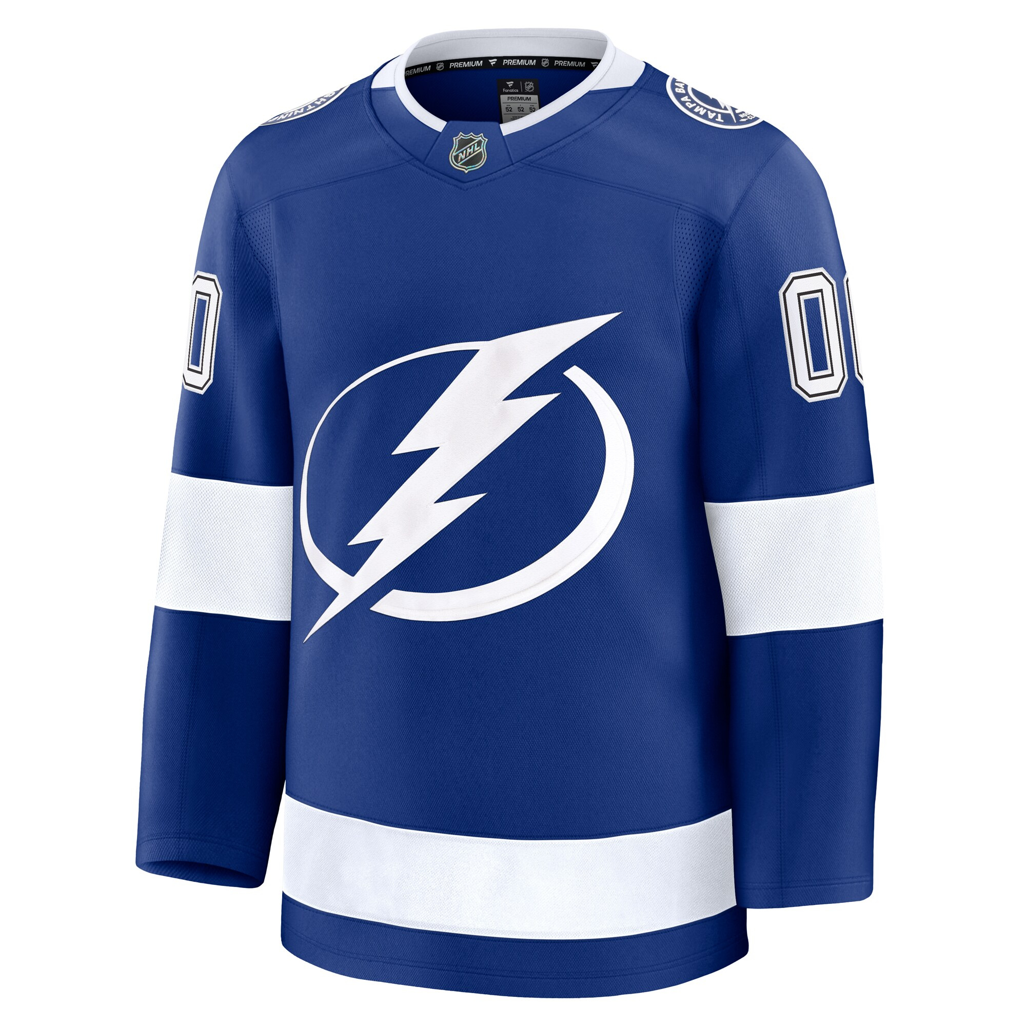 Customizable Tampa Bay Lightning 2024 Fanatics Premium Official NHL HOME Jersey