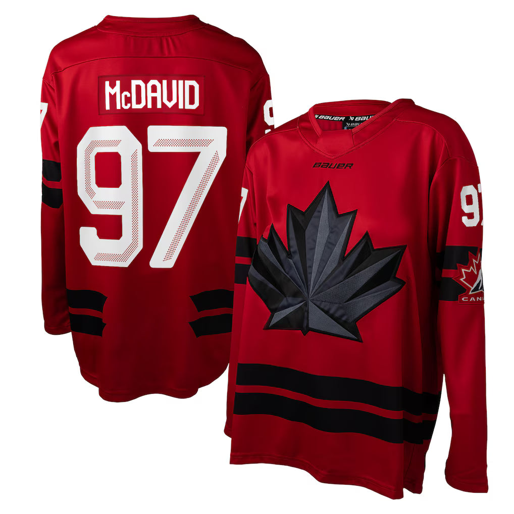 Connor McDavid Red Hockey Canada 2026 Jersey