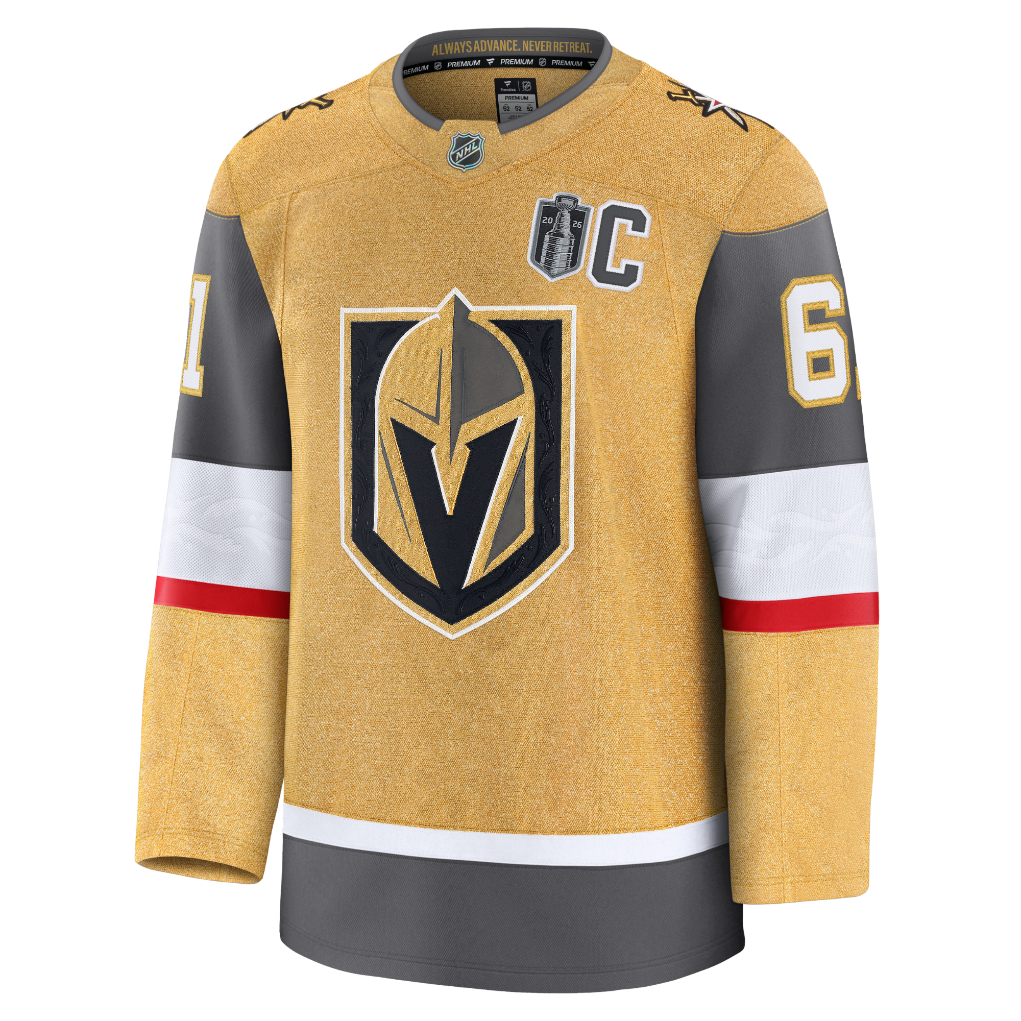 Mark Stone Vegas Golden Knights With 2026 Stanley Cup Final Patch Fanatics Premium Home Jersey