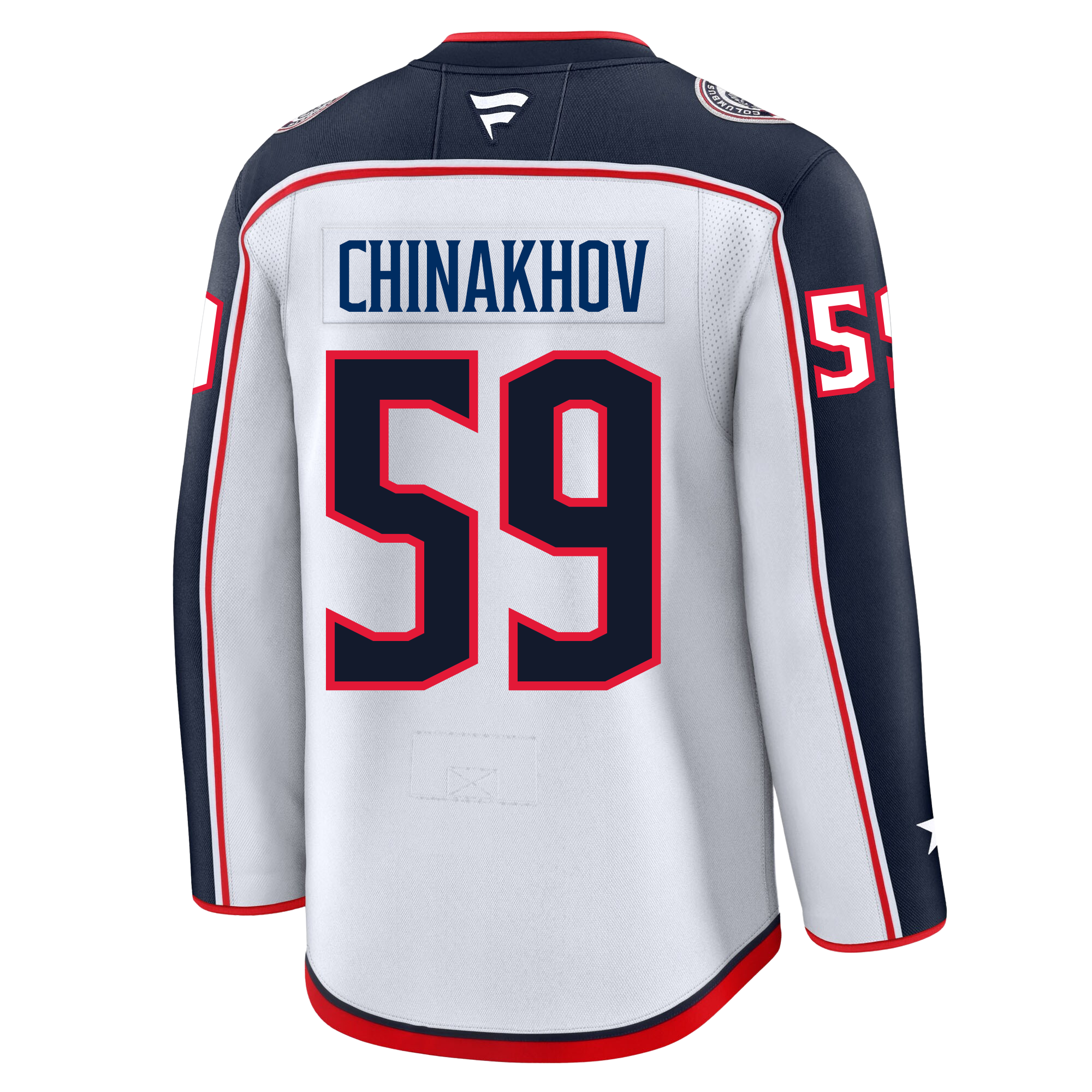 Yegor Chinakhov Columbus Blue Jackets Fanatics Premium Away Jersey
