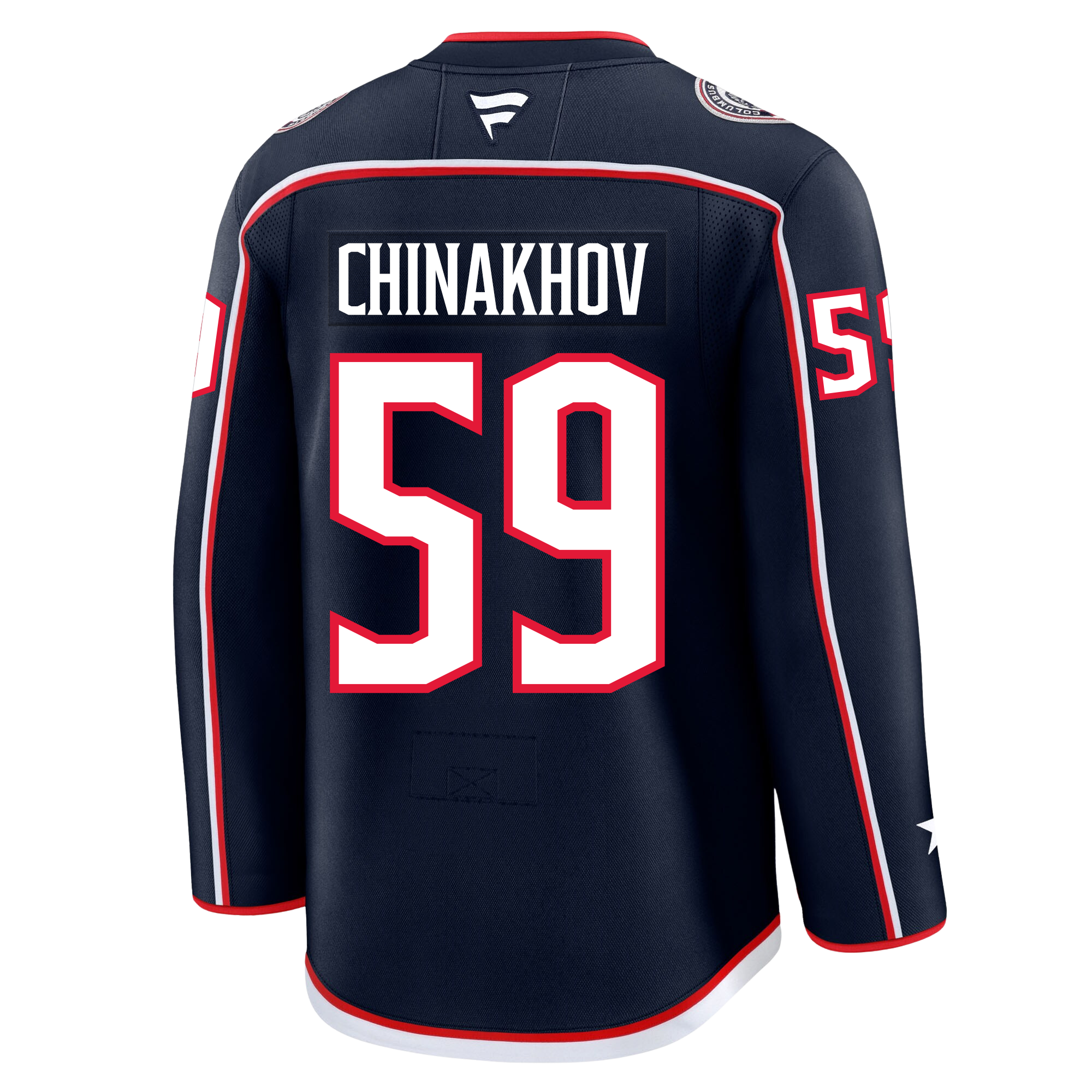 Yegor Chinakhov Columbus Blue Jackets Fanatics Premium Home Jersey