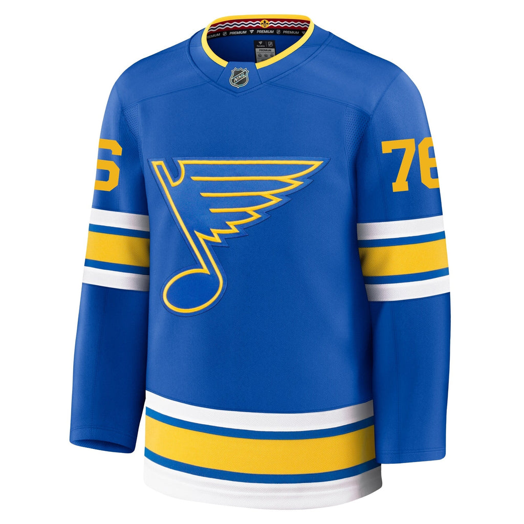 Zack Bolduc St Louis Blues Fanatics Home Premium Jersey