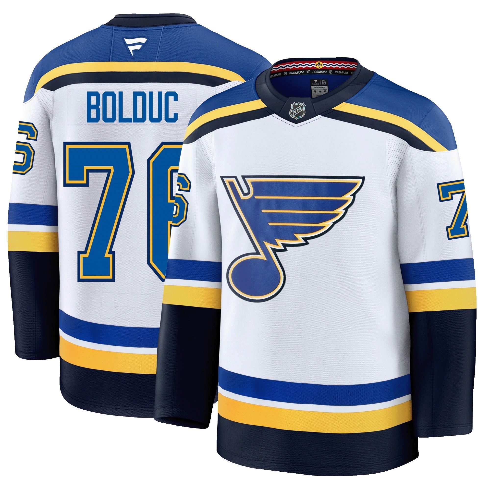 Zack Bolduc St. Louis Blues Fanatics Premium Away Jersey
